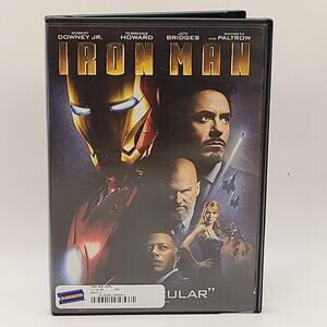 Iron Man 2008 PG-13 hero movie DVD Robert Downey Jr., J Bridges, Gwyneth Paltrow